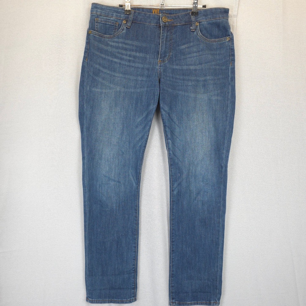 KUT‎ from the Kloth Women 12 Blue Denim Jeans Classic Style Comfortable 5 Pocket